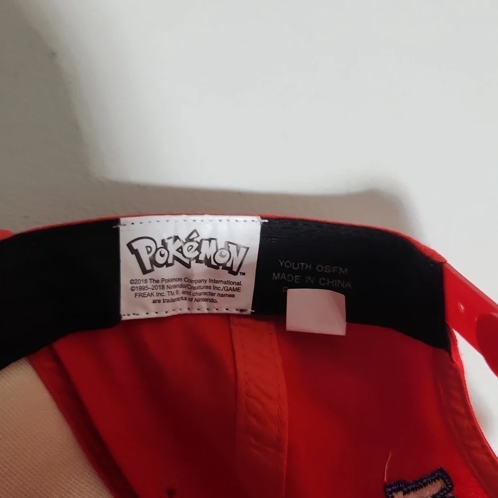 Pokemon Hat Pokemon ball hat kids unisex boys or girls Ash Ketchum 2018